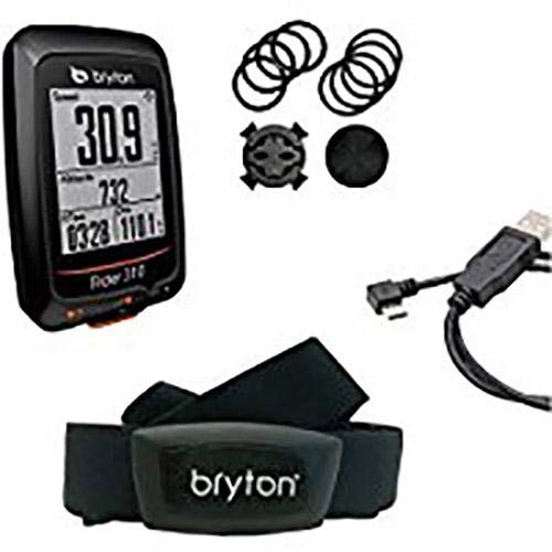 Cycling Computer : Bryton GPS RIDER ~ 310H Heart Black GPS Bike Computer Bryton Rider ~ 310H