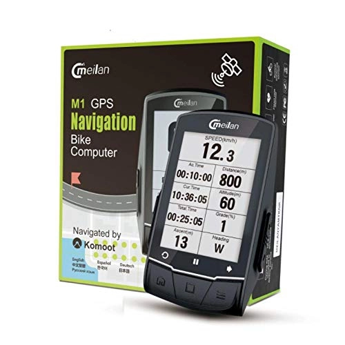 Cycling Computer : BYGM Bicycle computer GPS bicycle computer Bicycle computer Bluetooth ANT+ waterproof speedometer