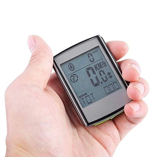 Cycling Computer : Carry Bag Professional Multi-Function Waterproof Wireless Code Meter Bicycle Computer Rhythm Speed Meter Heart Rate Monitor Bicycle