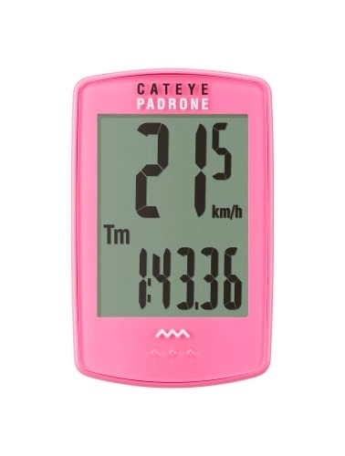 Cycling Computer : CAT EYE - Padrone Wireless Bike Computer, Pink