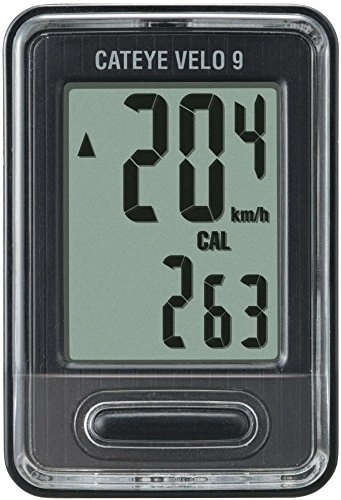 Cycling Computer : CatEye Velo 9 Wired Computer - Black