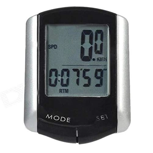 Cycling Computer : ChengBeautiful Bike Computer 11 Function LCD Wire Bike Bicycle Computer Speedometer Odometer (Color : Black, Size : ONE SIZE)