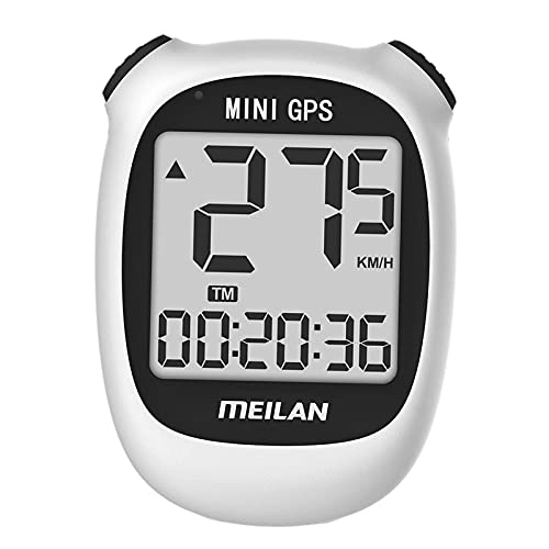 Cycling Computer : Colcolo GPS Bike Computer Backlight GPS Speedometer Waterproof Rechargeable Computer Bicycle Odometer Bike MTB, White