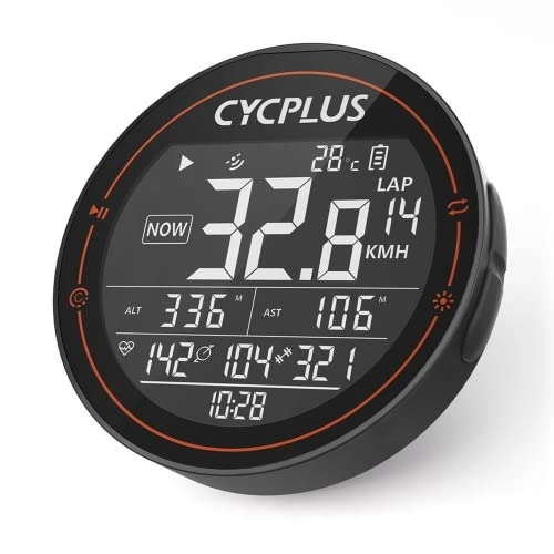 Cycling Computer : Computer Wireless Waterproof GPS Smart Bicycle Mileage, CYCPLUS M2 LED Speedometer