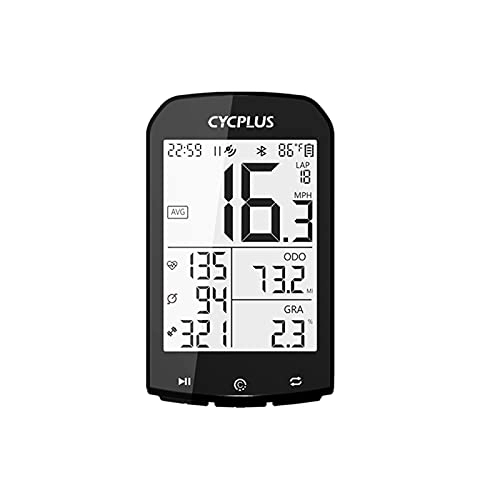 Cycling Computer : DAGUAN-YAOYAO Electronic M1 GPS Bike Computer Speedometer Odometer Bicycle Accessories Bluetooth 4.0 ANT (Color : Bike computer M1)