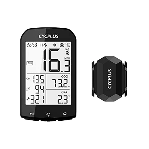 Cycling Computer : DAGUAN-YAOYAO Electronic M1 GPS Bike Computer Speedometer Odometer Bicycle Accessories Bluetooth 4.0 ANT (Color : M1 with sensor C3)