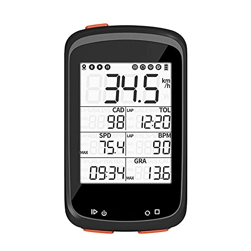 Cycling Computer : DSMGLSBB Bike Speedometer, 2.5 Inch LCD Screen GPS Cycling Computer, Wireless Smart Road Cycling Odometer for Bicycle Computer Cadence Power Meter