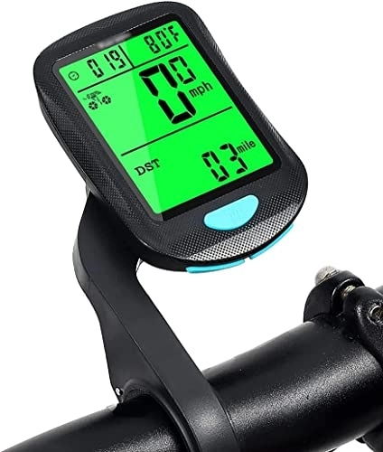Cycling Computer : EPPDAU Bicycle Odometer, Wireless Bicycle Computer Waterproof, Bicycle Milecounter with Automatic Wake Up LCD Display with Backlight and Multifunction