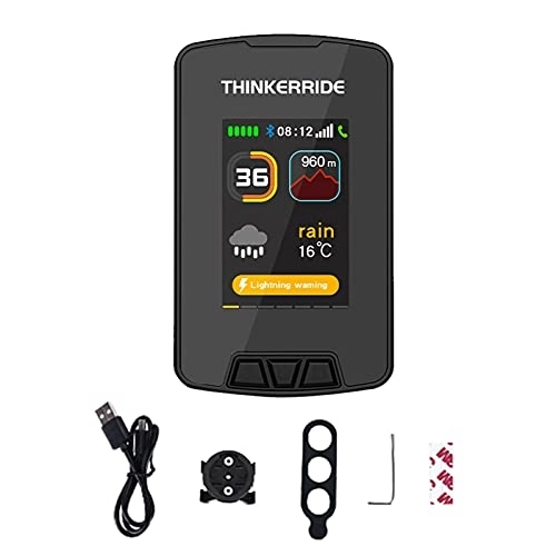Cycling Computer : Evenlyao Cycle Wireless Bike Speedometer Wireless GPS Code Table Bicycle Accessories Speedometer Odometer Bicycle Support Power Meter And Lap Counting Function Voice Arousal Function