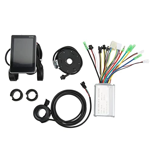Cycling Computer : EVTSCAN 15A Electric Bicycle Controller Kit with LCD‑GD06 Meter 130X Shifter 8C Assist Sensor for 350W 250W Motor