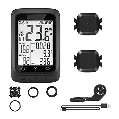 Cycling Computer : FANGFANG TRUSTTWO BC107 Smart Wireless Bike GPS Computer Bicycle Odometer MTB Road Cycle Bluetooh ANT+ Waterproof Speedometer (Color : Packge E)