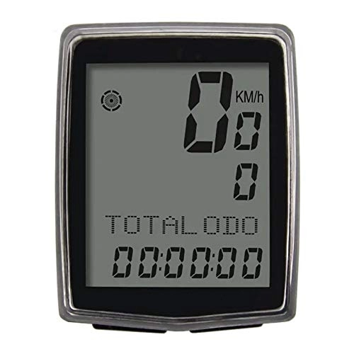 Cycling Computer : Feixunfan Bike Computer Wireless Bike Computer Multifunction Waterproof Backlight Bicycle Speedometer Odometer Sensor for Bicycle Enthusiasts (Color : Black, Size : ONE SIZE)