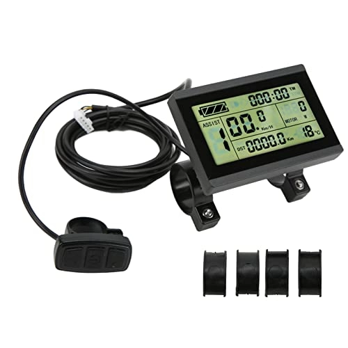 Cycling Computer : FOLOSAFENAR 72V KT LCD3 Display, KT LCD3 Display LCD Backlight Real Time Lightweight ABS Durable for KT Controller