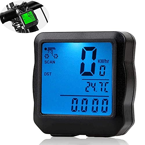 Cycling Computer : FYRMMD Bicycle Odometer Speedometer Bicycle Computer Wired, Bicycle Speedometer, Odometer Large Lcd Display For T(Bicycle stopwatch)