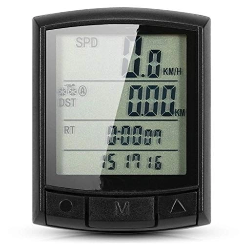 Cycling Computer : FYRMMD Bike Odometer Bike Cycling Computer Bike Speedometer Odometer Bike Speedometer (Color : Black2, Size : ONE (Stopwatch)