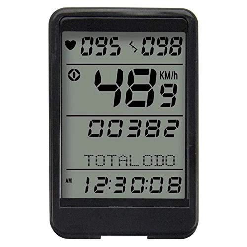 Cycling Computer : FYRMMD Bike Odometer Cycling Computer Wireless Stopwatch MTB Bike Cycling Odometer Bicycle Speedometer With LCD Bac(Stopwatch)