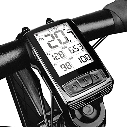 Cycling Computer : FYRMMD Wireless Bike Computer, Bicycle Speedometer and Odometer with Cadence / Speed Sensor, IPX5 Waterproof Cycling(Stopwatch)