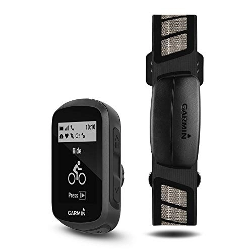 Cycling Computer : Garmin Edge® 130 Plus Bundle, GPS Cycling / Bike Computer with Sensors and HR Monitor, Download Structure Workouts, ClimbPro Pacing Guidance and More (010-02385-10)