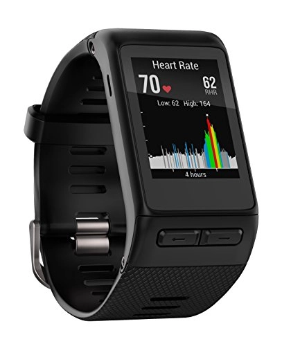 Cycling Computer : Garmin Vivoactive HR GPS Smart Watch with Wrist Based Heart Rate - X-Large-Black