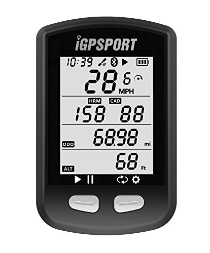 Cycling Computer : GPS Bike Computer iGS10 Wireless Waterproof Cycle Computer Compatible with Cadence Speed Heart Rate Sensor