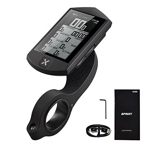 Cycling Computer : Gps Navigation GPS Cycling Computer G Wireless Speedometer Cycle Tracker Waterproof Road Bike MTB Bicycle Odometer (Color : Black)