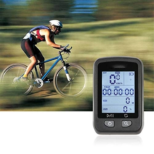 Cycling Computer : Heqianqian Bicycle Computer Rechargeable Bicycle GPS Computer For Bike Speedometer Odometer Cycling Tracker Waterproof