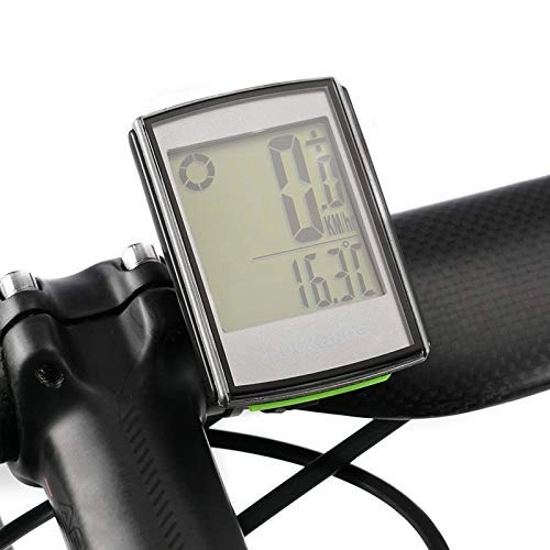 Cycling Computer : HJTLK Bike Computer, Cycling Waterproof Bicycle Computer Lcd Backlight Stopwatch Wireless Speedometer Odometer Mtb Accessories
