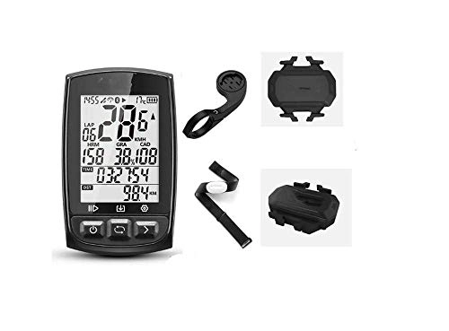 Cycling Computer : HJTLK Bike Computer, Gps Cycling Computer Wireless Bicycle Digital Stopwatch Cycling Speedometer Ant+ Bluetooth 4.0 With 12 Options