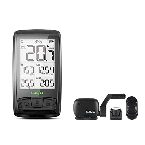 Cycling Computer : HJUN Wireless Bike Computer Wireless Bike Speedometer with USB Charging, Three-Screen Switching IPX5 Waterproof