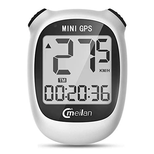 Cycling Computer : HKYMBM M3 GPS Bike Computer, Multi Function Wireless Waterproof Bike Speedometer Odometer with Backlight HD LCD Screen Display for Outdoor Bikers (White)