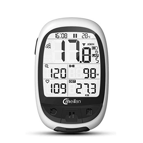 Cycling Computer : Huanxin Bike Computer, Wireless Bicycle Speedometer And Odometer, Using Bluetooth BLE4.0O / ANT+ Dual-Mode Technology, Support Automatic Start / Pause Function