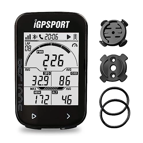 Cycling Computer : iGPSPORT BSC100S Wireless Bike Computer, 2.6 inch LCD Screen Auto Backlight, IPX7 Waterproof, 40H Battery Life, ANT+ / BLE5.0 Sensors GPS Cycle Computer