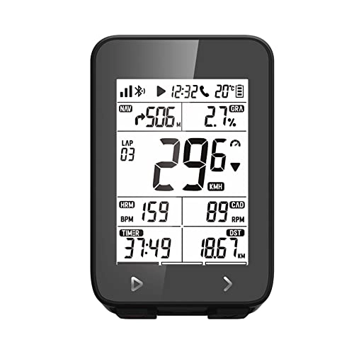 Cycling Computer : iGPSPORT iGS320 Waterproof Bike Computer, Wireless Cycle Computer Cycling Speedometer IPX7 with Automatic Backlight, 72 Hours Battery Life and BLE5.0 / ANT+