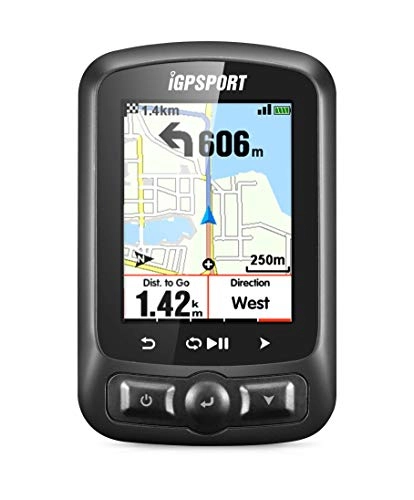 Cycling Computer : iGPSPORT iGS620 - Computer Cycle Data Recorder and GPS Routes GLONASS Beidou Navigation and Tracking. 2.2" Color Display Ant+ Bluetooth SMS Calls LiveTrack Di2 Strava
