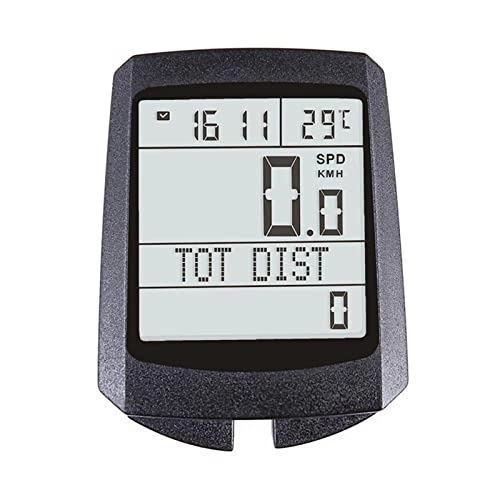 Cycling Computer : koliyn Bicycle odometer cycling speedometer, multi-function FSTN backlit waterproof display Auto standby / wake-up Five Chinese words to switch freely, White