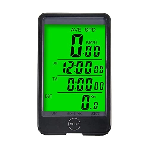 Cycling Computer : koliyn Bicycle wireless code meter, multi-function bicycle speedometer, odometer, backlight, waterproof LCD display, outdoor riding equipment