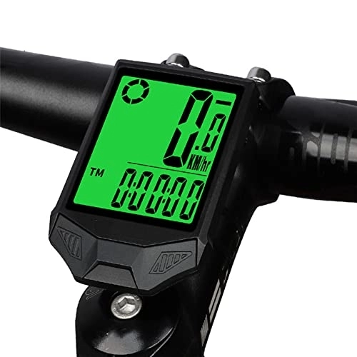 Cycling Computer : koliyn Bicycle wireless code meter, multi-function LCD waterproof backlight display, outdoor riding speed meter, odometer