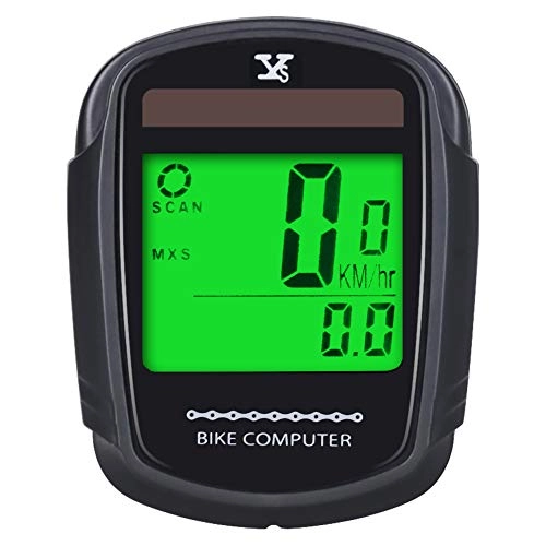 Cycling Computer : KOROPADE Bike Computer Wireless Waterproof Cycling Computer Automatic Wake-up Multifunctions Bicycle Speedometer Odometer Backlight LCD Display-Tracking Distance Avs Speed Time