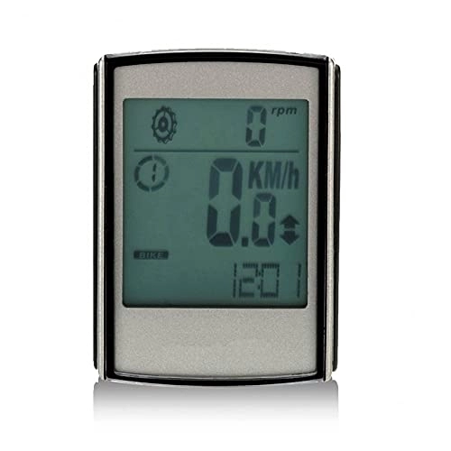 Cycling Computer : KUANDARGG 3 In 1 Waterproof Wireless LCD Bicycle Computer Cadence Heart Rate Monitor Chest Strap With LCD Display Odometer