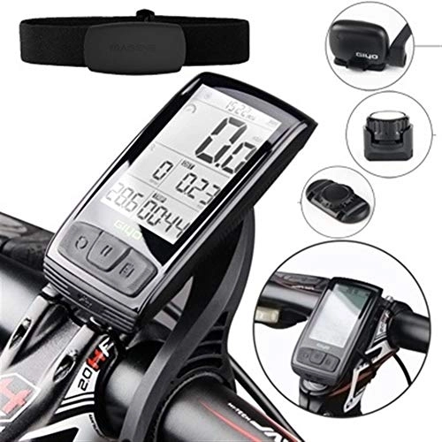 Cycling Computer : KUANGQIANWEI Bike accessories Cadence Sensor Speed M4 Bicycle Speedometer Bicycle Computer Wireless Can Connect Bluetooth Heart Rate Monitor bike computer (Color : Heart Computer)