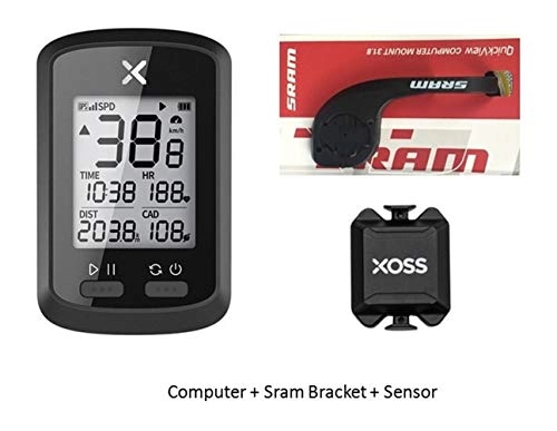 Cycling Computer : KUANGQIANWEI Bike accessories Waterproof Computer G+ Speedometer Wireless Bike GPS bike computer (Color : Set 4)