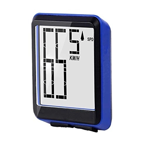 Cycling Computer : Ldelw Bike Computer 12 / 24 Format Transform Wireless Bicycle Computer Visible Data Display for Bicycle Enthusiasts (Color : Red Size : ONE SIZE) sunyangde (Color : Blue, Size : One Size)