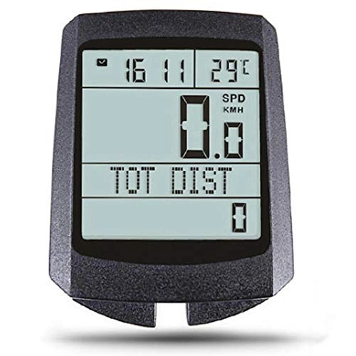 Cycling Computer : Ldelw Bike Computer Wireless Waterproof Bicycle Bike Cycle Computer Speedometer Odometer Shockproof for Bicycle Enthusiasts (Color : White Size : ONE SIZE) sunyangde (Color : Green, Size : One Size)