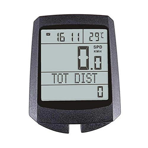 Cycling Computer : LEEOOL Bike Computer Bicycle Cycling Wireless Speedometer LCD Screen Computer Bike Odometer for Bicycle Enthusiasts (Color : White Size : ONE SIZE) jiangzhongpeng (Color : White, Size : One Size)