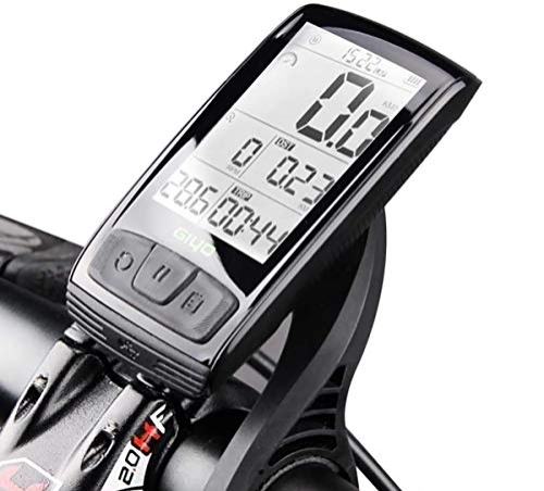 Cycling Computer : Lesrly-Cycle Wireless Bluetooth Bike Computer, Cycling Odometer Speedometer Multifunction Waterproof LCD Backlight USB Rechargeable Outdoor Accessories