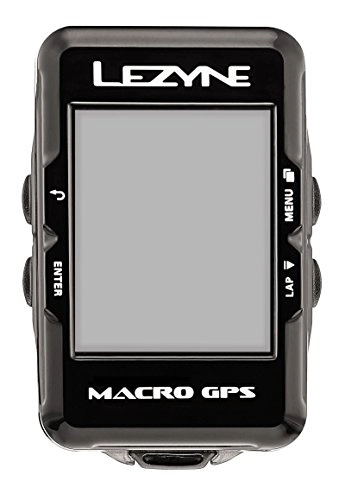 Cycling Computer : Lezyne Macro GPS Computer, Unisex, Macro GPS, black