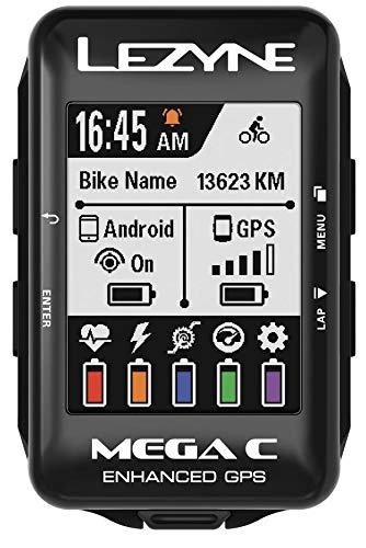 Cycling Computer : Lezyne Mega C GPS Cycle Computer