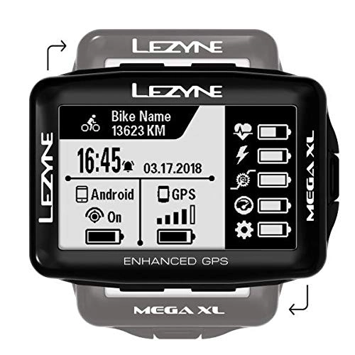 Cycling Computer : Lezyne Mega XL GPS Cycle Computer