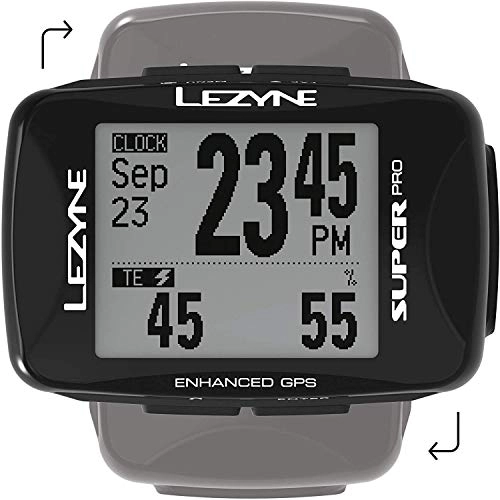 Cycling Computer : LEZYNE Super Pro GPS Smart Loaded Computer Black, One Size