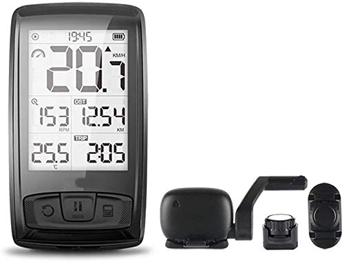 Cycling Computer : LFDHSF Bicycle Computer Mount Holder Bicycle Speedometer Speed / Cadence Sensor Waterproof Wireless Bluetooth 4.0